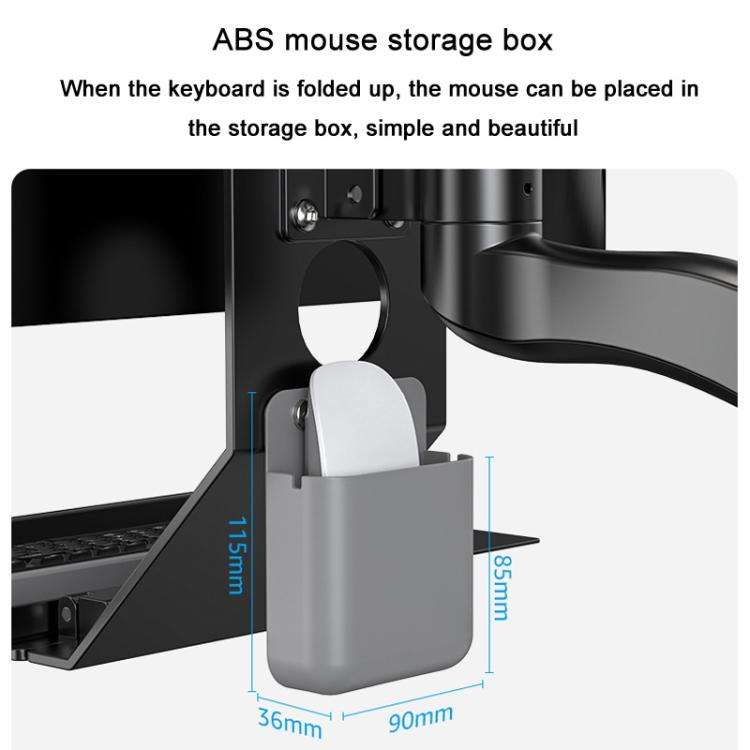 Monitor Bracket Industrial Equipment Cabinet Wall Mount All-In-One Stand Mouse Keyboard Bracket, ...