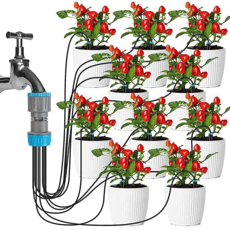1.6m 10 Heads Lazy Watering Drip Kit Gardening Home Potting Waterer