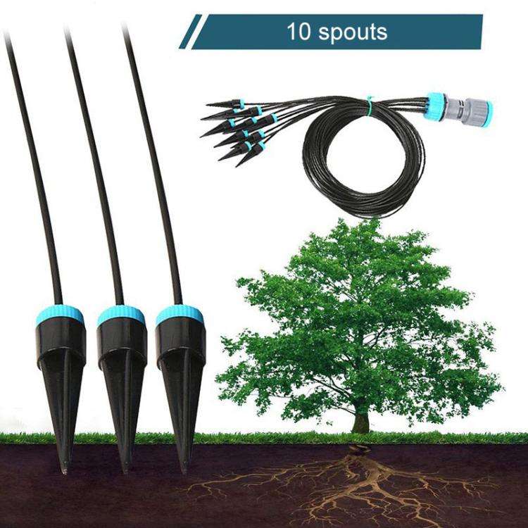 1.6m 10 Heads Lazy Watering Drip Kit Gardening Home Potting Waterer