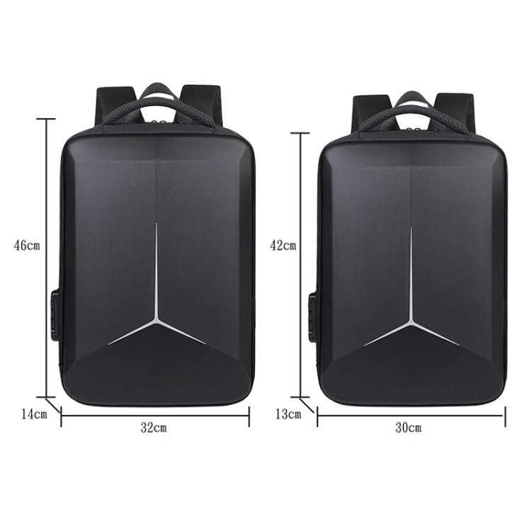 17.3-18 Inch Hard Shell Laptop Backpack with USB+Type-C Charging Ports Unisex Anti-Theft  Busines...