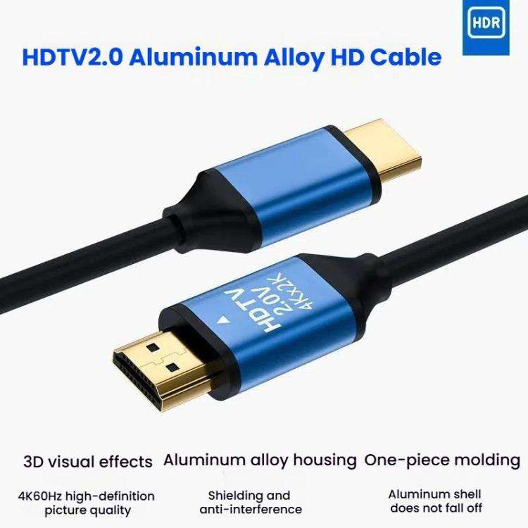 VegGieg V2.0 4K60Hz TV Set-Top Box Computer Monitor Projection HDMI Video Connection Cable, Size:...