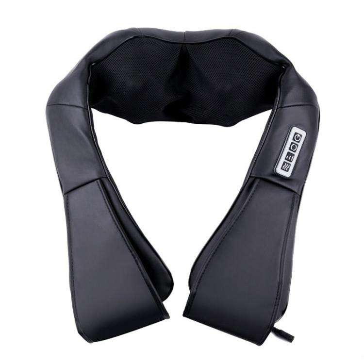 Car Household Massage Shawl Heated Shoulder And Cervical Massager US Plug(Black)