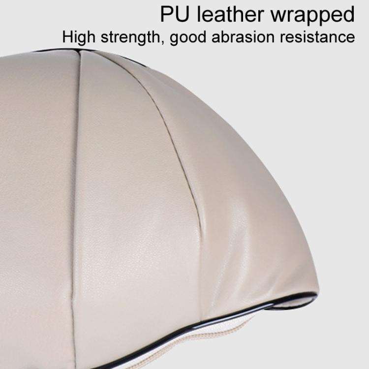 Car Household Massage Shawl Heated Shoulder And Cervical Massager EU Plug(Beige+Orange)