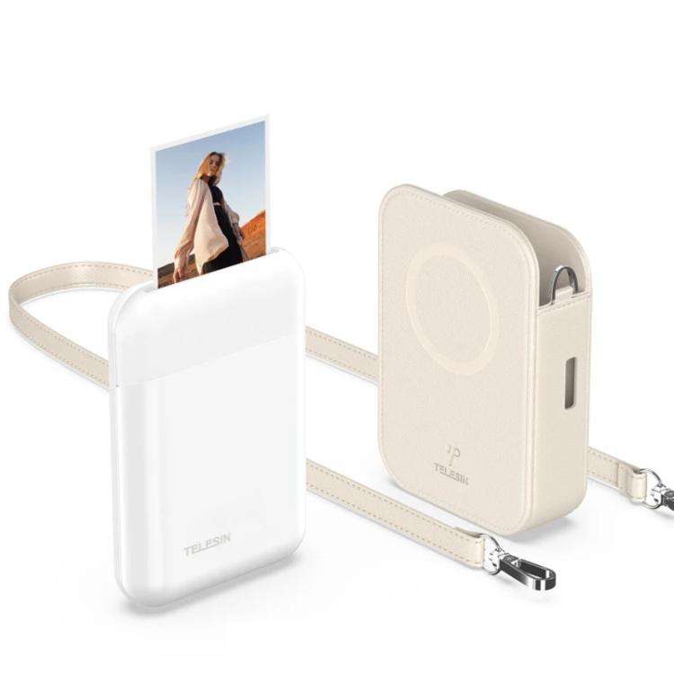 TELESIN Portable Instant Photo Printer With Magnetic Bag & Self-Adhesive Photo Paper For Travel &...