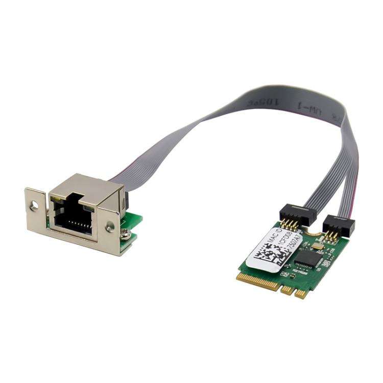 SUNWEIT ST7206 M.2 A+E RTL8125BG Single Port RJ45 2.5G Quad Speed Industrial Network Card