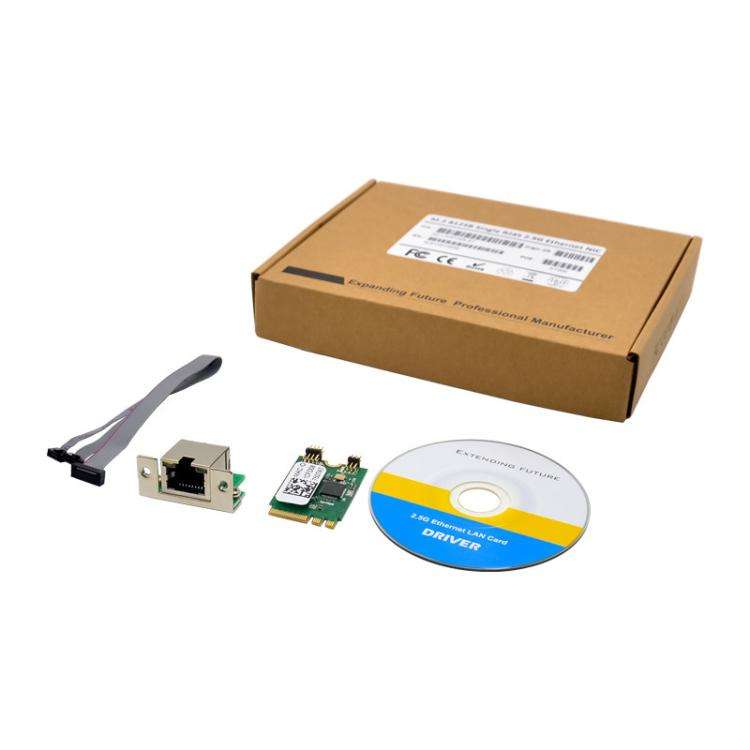 SUNWEIT ST7206 M.2 A+E RTL8125BG Single Port RJ45 2.5G Quad Speed Industrial Network Card