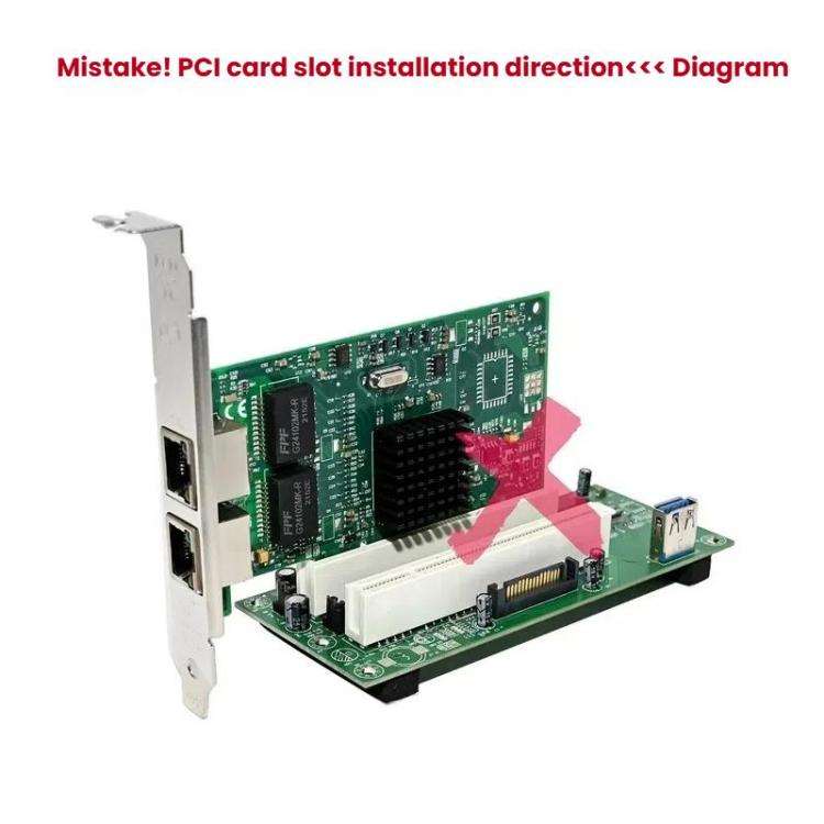 SUNWEIT ST46 PCIe X1 To 2-PCI Card Slot ASM1083 Bridge Card No Drive Plug and Play