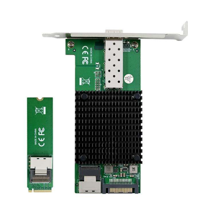 SUNWEIT ST7331 M.2 X520DA1 10GbE Single Optical / SFP+ Server Industrial Network Card