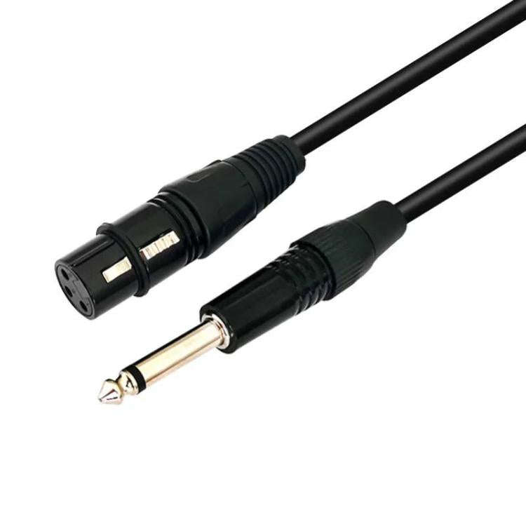 VEGGIEG 3Pin XLR Speaker Loudspeaker Cable Mixer Balanced Audio Microphone Cable, Length: 8m(6.5m...