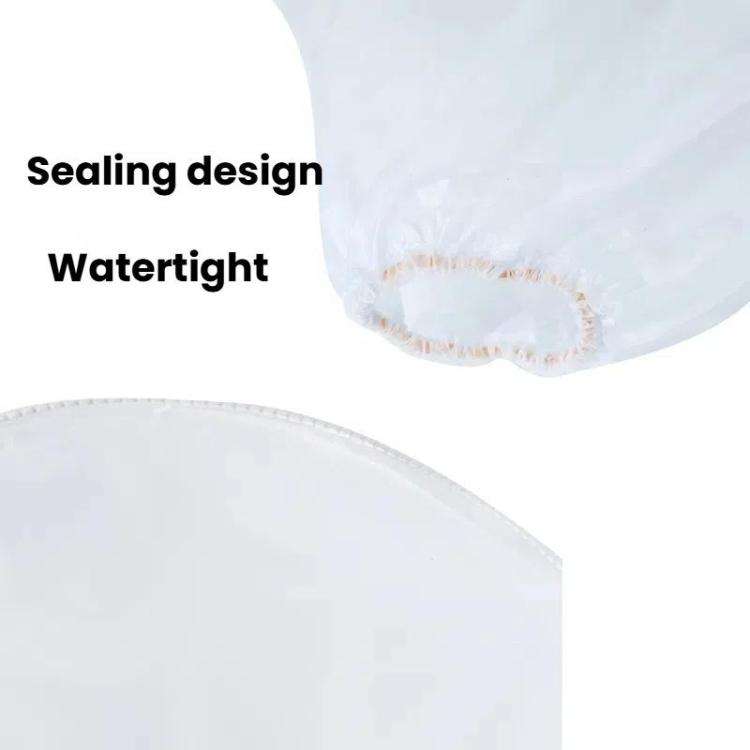 Outdoor Disposable Waterproof PVC Shoe Covers, Color: Low-tube White(S 33-36)