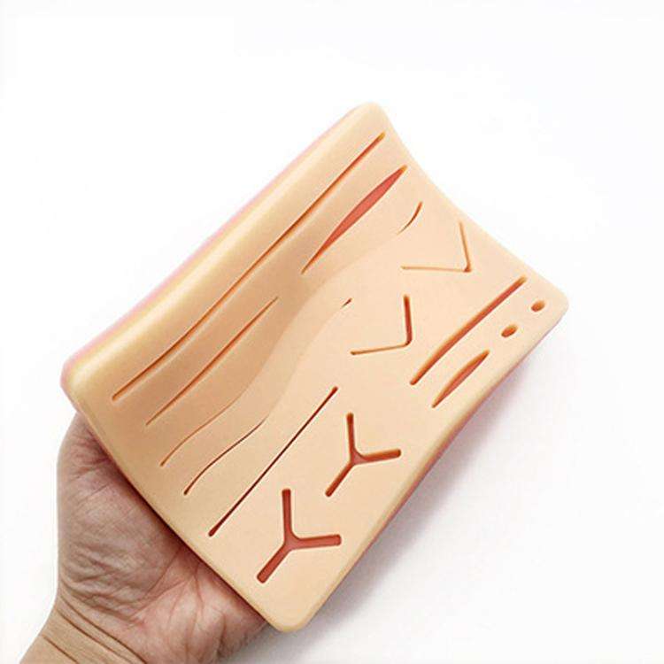 Anti-tear Silicone Wound Suture Training Model Surgical Suture Practice Simulated Skin Silicone Pad