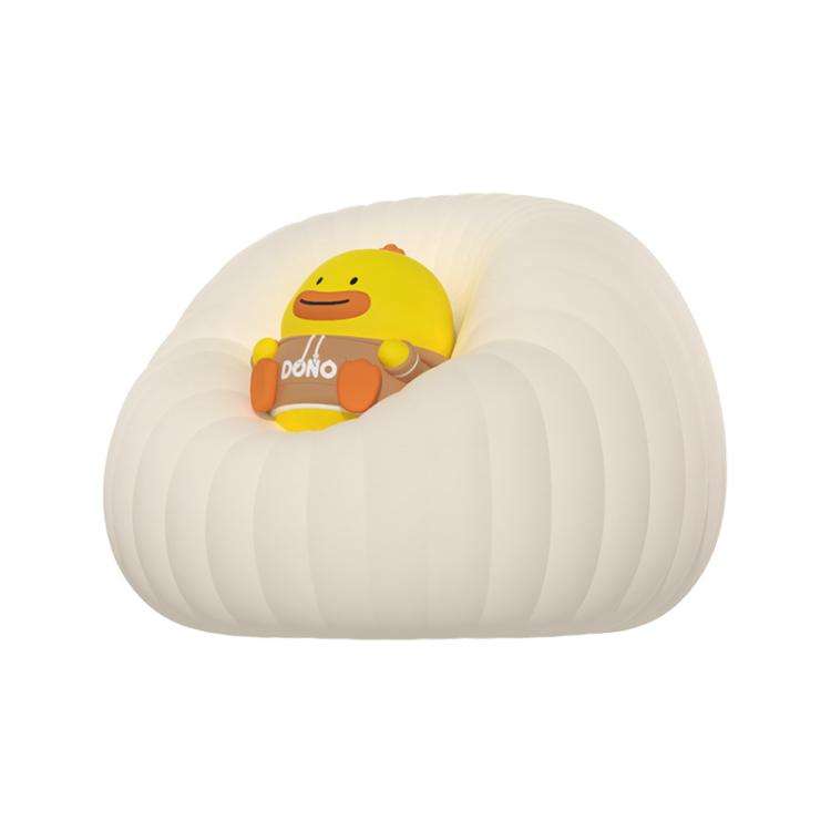 ICARER FAMILY  IF-YD01 Cartoon Silicone Night Light Bedroom Bedside Lamp Baby Feeding Lamp(Beige)
