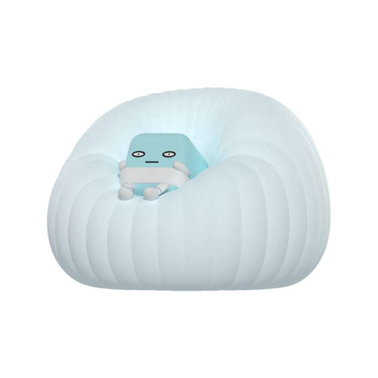 ICARER FAMILY  IF-YD01 Cartoon Silicone Night Light Bedroom Bedside Lamp Baby Feeding Lamp(Blue)