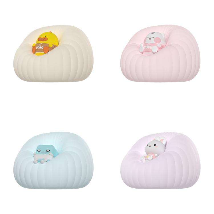 ICARER FAMILY  IF-YD01 Cartoon Silicone Night Light Bedroom Bedside Lamp Baby Feeding Lamp(Beige)