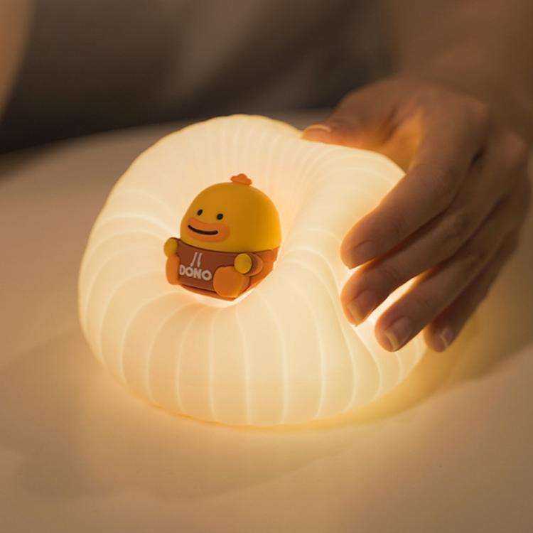 ICARER FAMILY  IF-YD01 Cartoon Silicone Night Light Bedroom Bedside Lamp Baby Feeding Lamp(Blue)