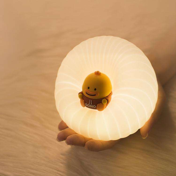 ICARER FAMILY  IF-YD01 Cartoon Silicone Night Light Bedroom Bedside Lamp Baby Feeding Lamp(Blue)