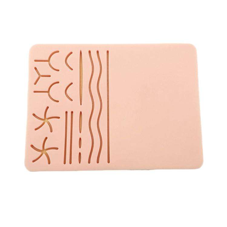 Surgical Skin Suture Practice Model Silicone Suture Pad Wound Suture Training Pad For Medical Stu...