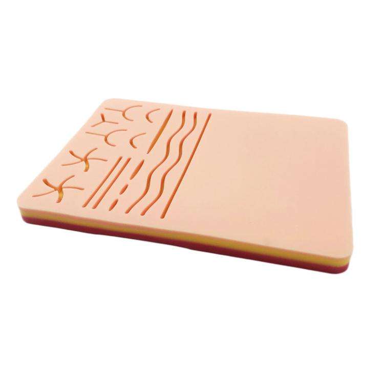 Surgical Skin Suture Practice Model Silicone Suture Pad Wound Suture Training Pad For Medical Stu...