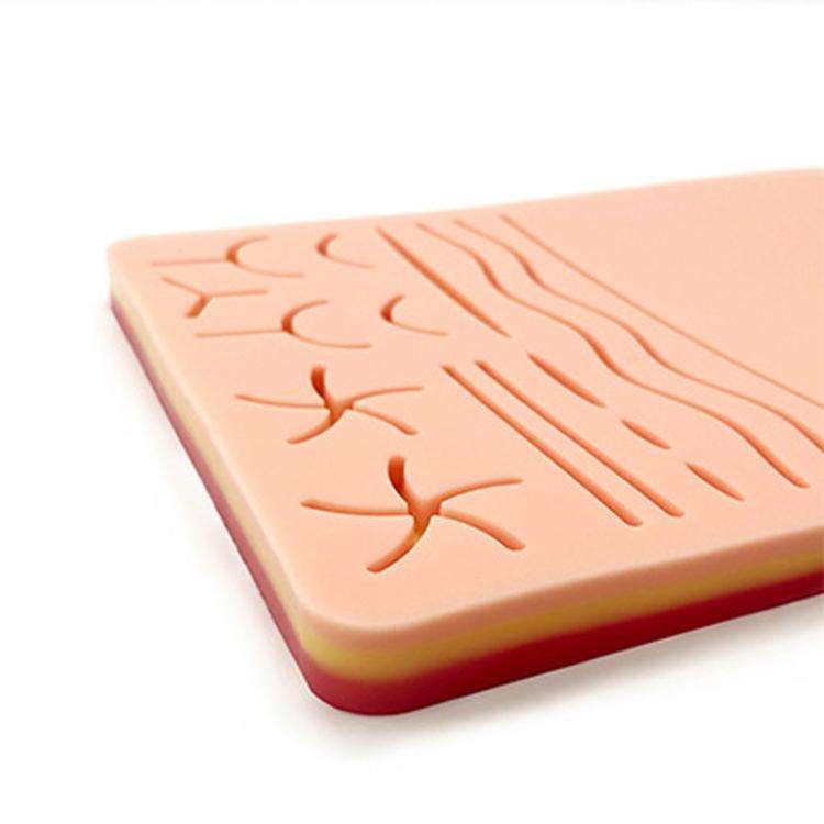 Surgical Skin Suture Practice Model Silicone Suture Pad Wound Suture Training Pad For Medical Stu...