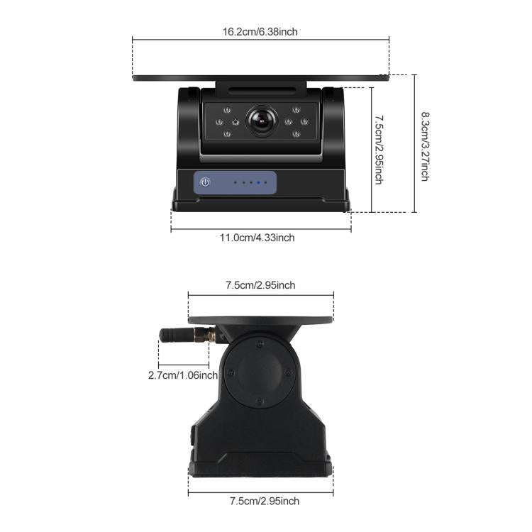 Wireless HD Solar Magnetic WIFI Camera 720P Mobile APP Universal HD Camera