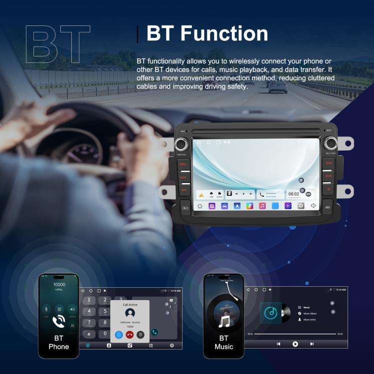 7 inch Horizontal Screen Android Navigation Car Bluetooth MP5 Player, For Renault / Captur / Symb...