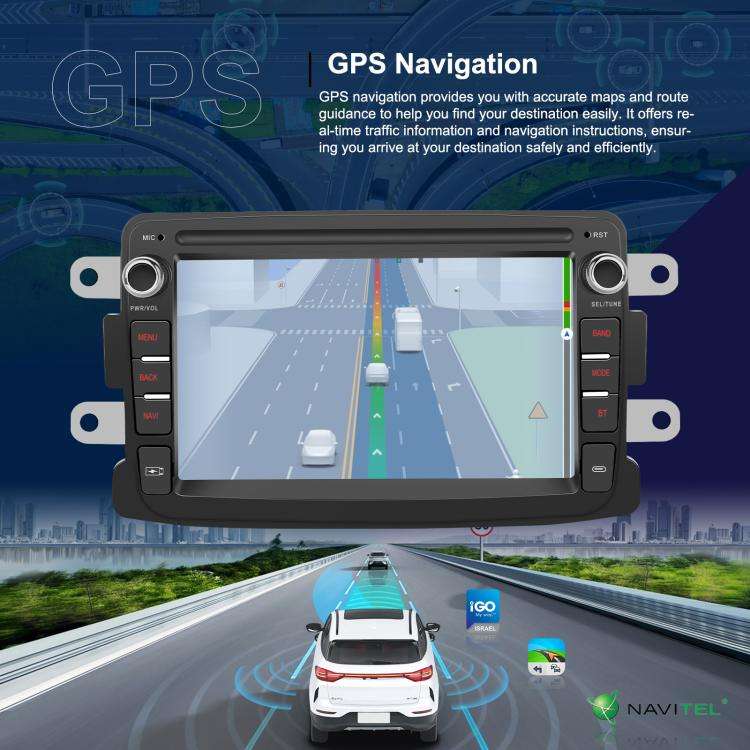 7 inch Horizontal Screen Android Navigation Car Bluetooth MP5 Player, For Renault / Captur / Symb...