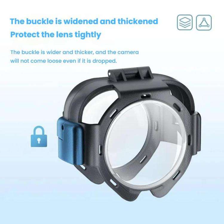 For Insta360 X5 Anti-Fog Snap-On Lens Protector Durable Glass Cover