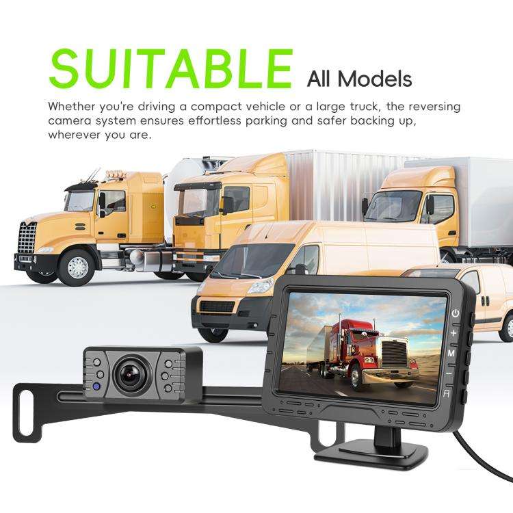 4.3 Inch Reversing Display Digital Wired HD 1 To 1 Set, Spec: Europe