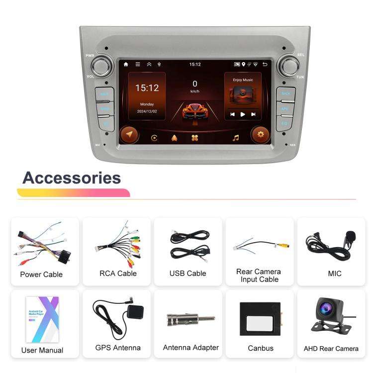 For Alfa Romeo MITO 2008-2016 7 inch Horizontal Screen Android 15 Carplay Car Center Control Inte...