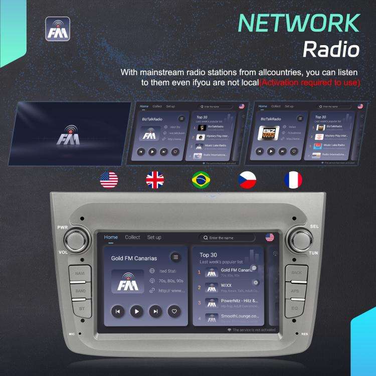 For Alfa Romeo MITO 2008-2016 7 inch Horizontal Screen Android 15 Carplay Car Center Control Inte...