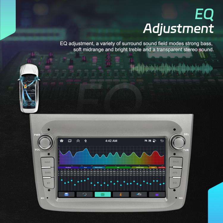 For Alfa Romeo MITO 2008-2016 7 inch Horizontal Screen Android 15 Carplay Car Center Control Inte...