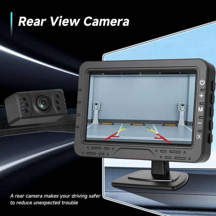 4.3 inch Digital Wireless HD 1 To 1 Reversing Display Car Center Control All-in-One Machine, Spec...