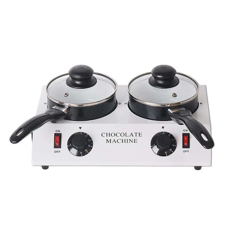 Dessert Making Double Cylinder Chocolate Hot Melt Machine UK Plug