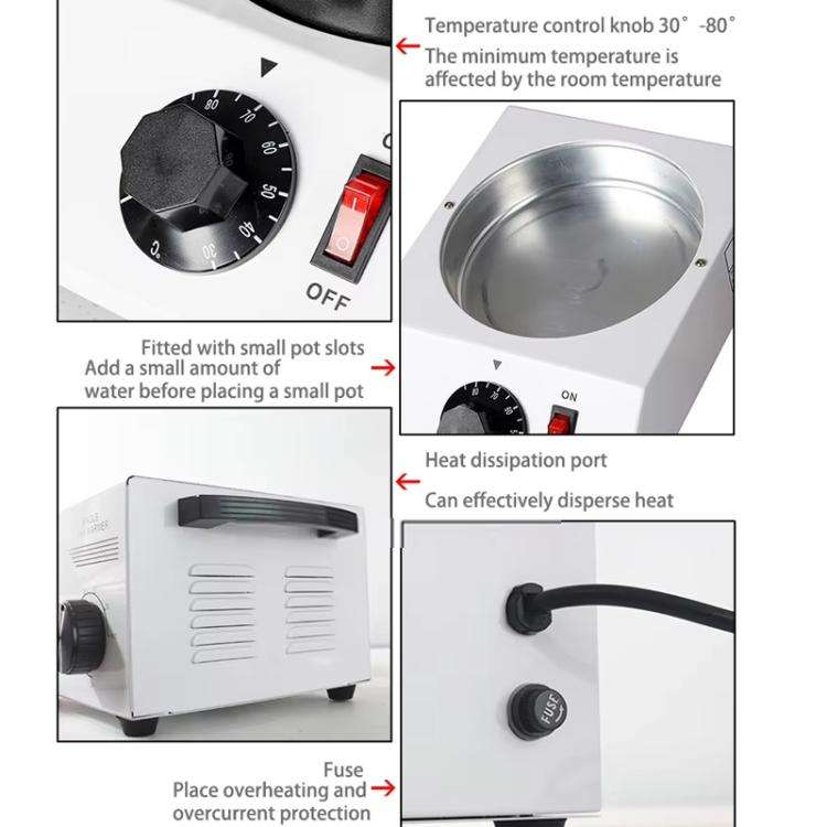 Dessert Making Double Cylinder Chocolate Hot Melt Machine UK Plug