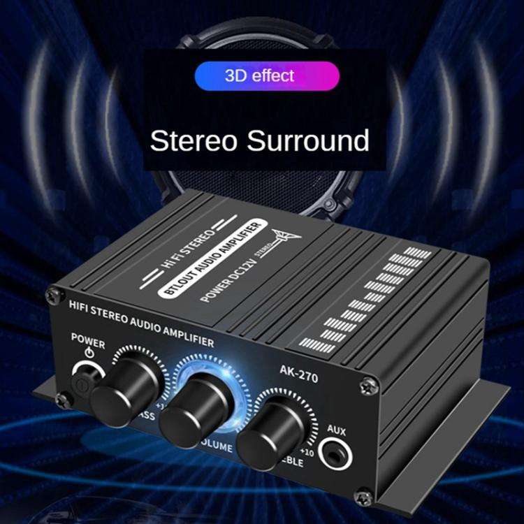 AK270 Car Home Stereo Mini Amplifier