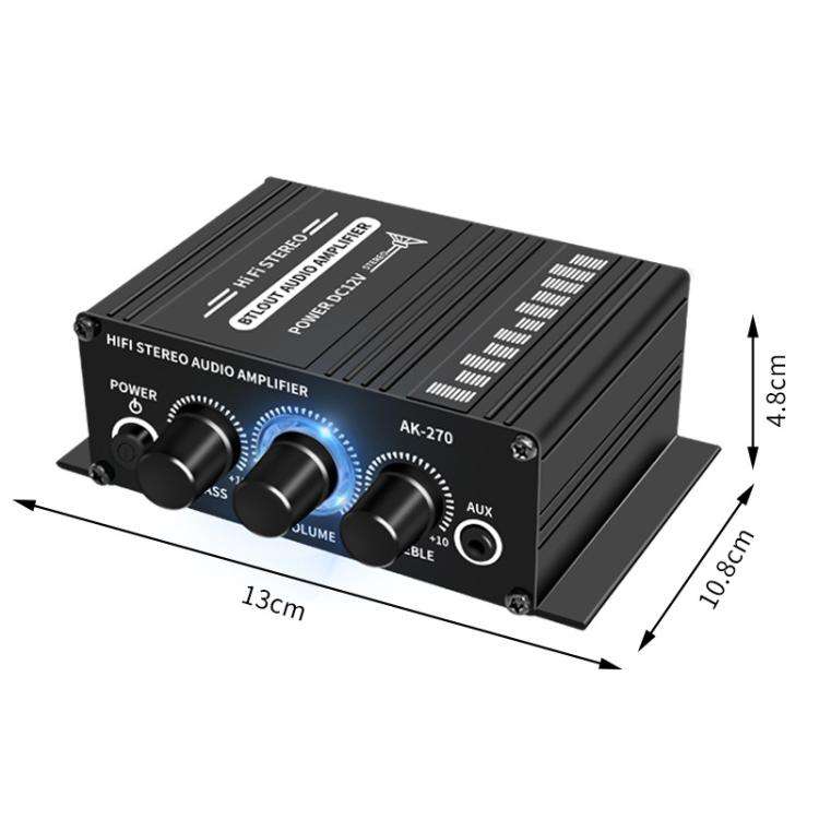 AK270 Car Home Stereo Mini Amplifier