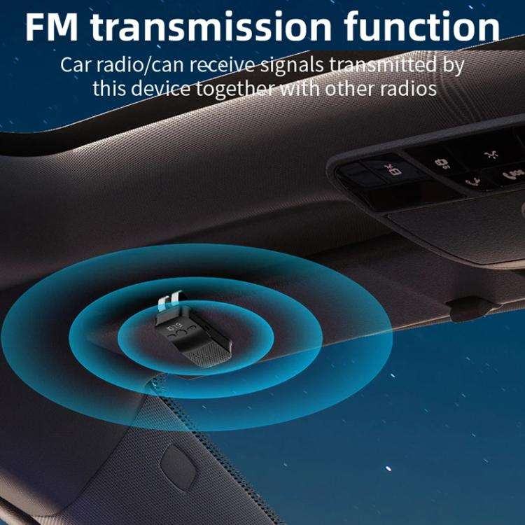 C17 Car Visor Bluetooth Hands Free 1 To 2 Large Volume Car Phone Speaker