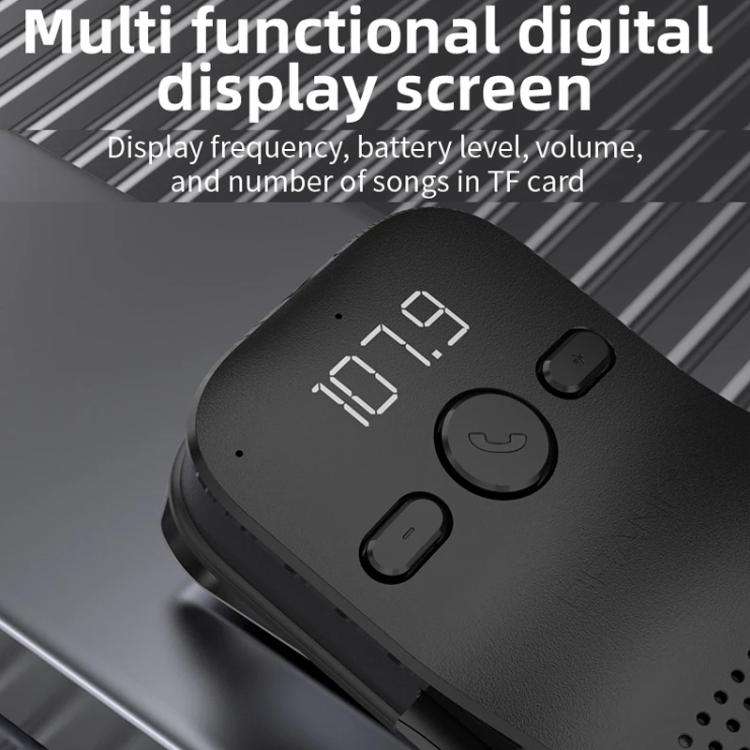 C17 Car Visor Bluetooth Hands Free 1 To 2 Large Volume Car Phone Speaker