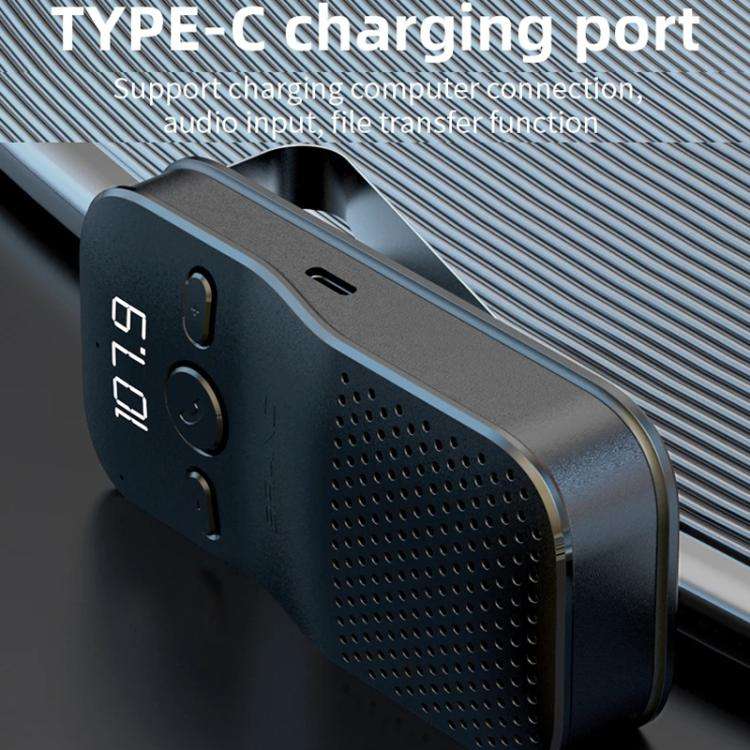 C17 Car Visor Bluetooth Hands Free 1 To 2 Large Volume Car Phone Speaker