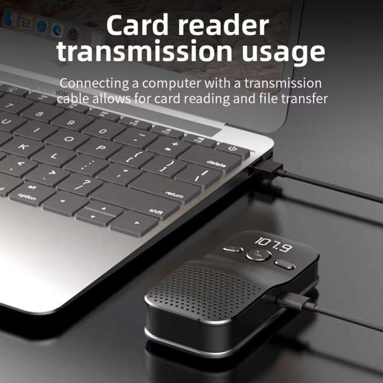 C17 Car Visor Bluetooth Hands Free 1 To 2 Large Volume Car Phone Speaker