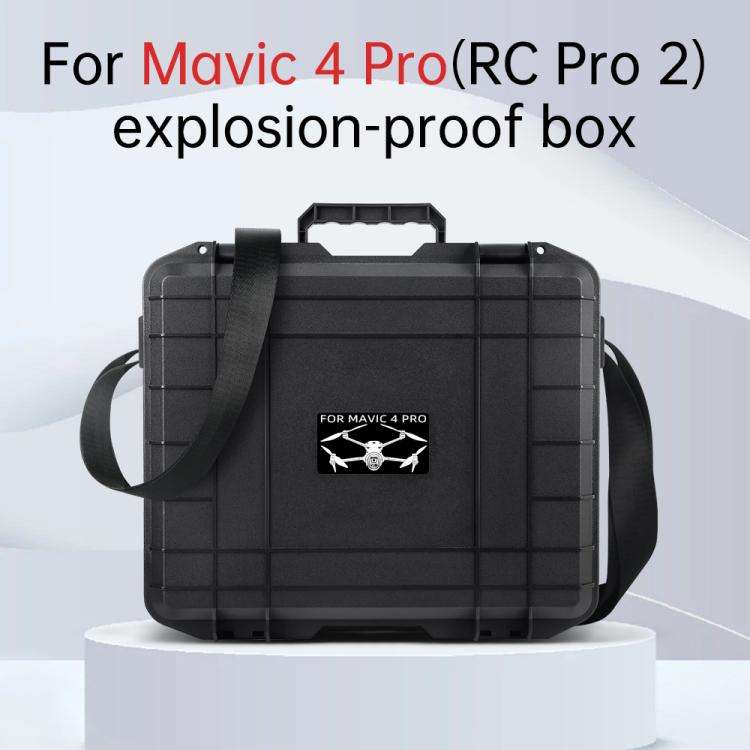 For DJI Mavic 4 Pro Creator Combo RC Pro 2 Explosion-Proof Case Storage Box Suitcase With Shoulde...