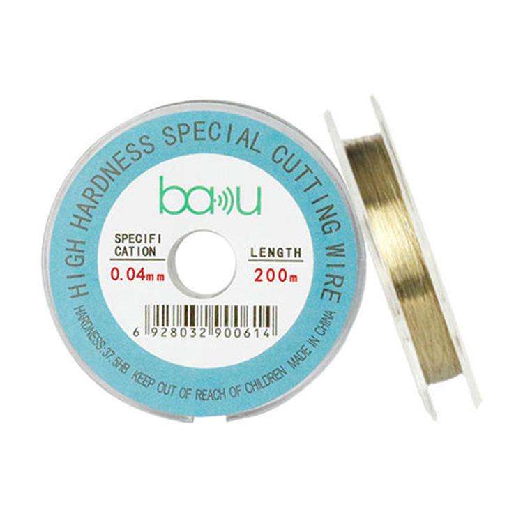 BAKU 0.04mm 200m/329ft Carbon Steel Screen Separator Cutting Wire for Smartphone & Tablet LCD Scr...