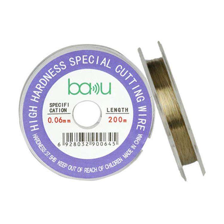 BAKU 0.06mm 200m/329ft Carbon Steel Screen Separator Cutting Wire for Smartphone & Tablet LCD Scr...