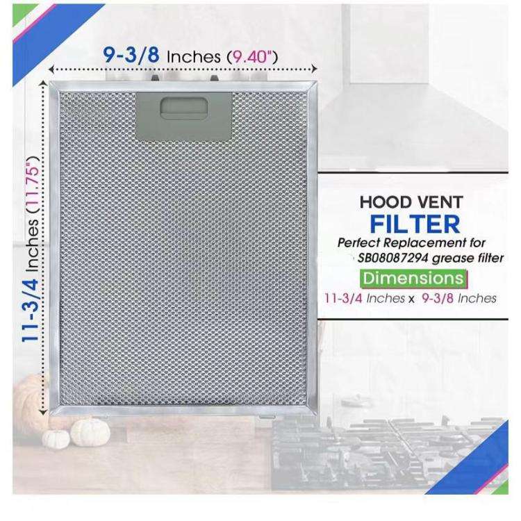 For Broan SB08087294 Range Hood 2pcs /Pack Filter 298 X 239 X 9mm