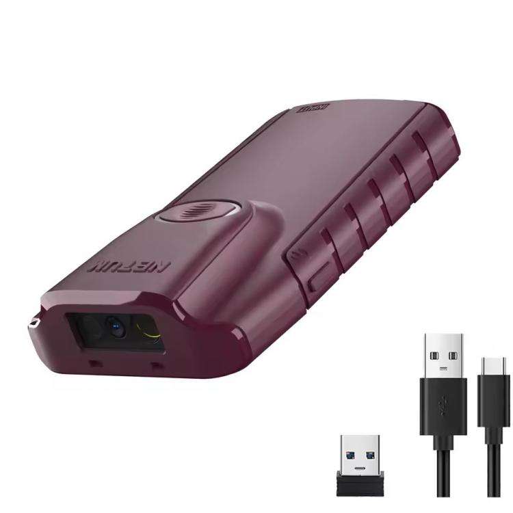 NETUM E900 Cell Phone Back Clip Portable 1/2 Code Wireless Bluetooth Scanner