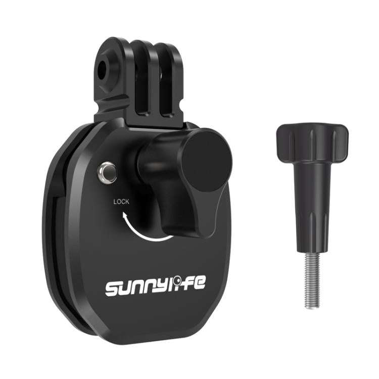 Sunnylife ZJ846 Sports Camera Universal Mount Motorcycle Windshield Clip(Black)