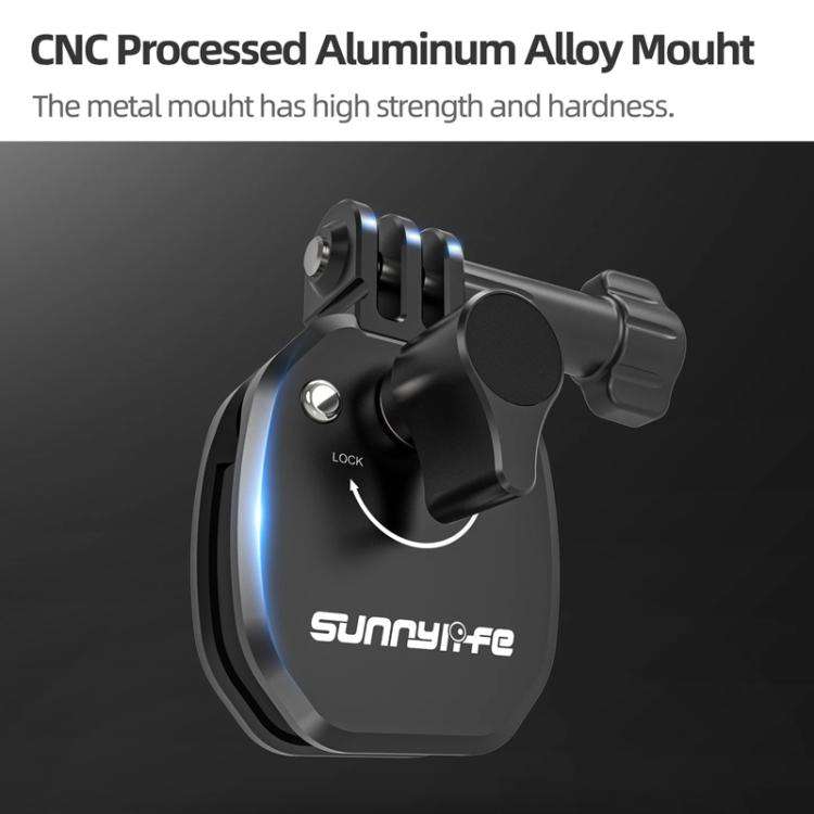 Sunnylife ZJ846 Sports Camera Universal Mount Motorcycle Windshield Clip(Black)