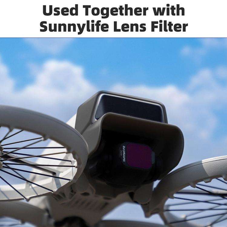 For DJI Flip Sunnylife FP-ZG970 Lens Anti-Glare Hood(Black)