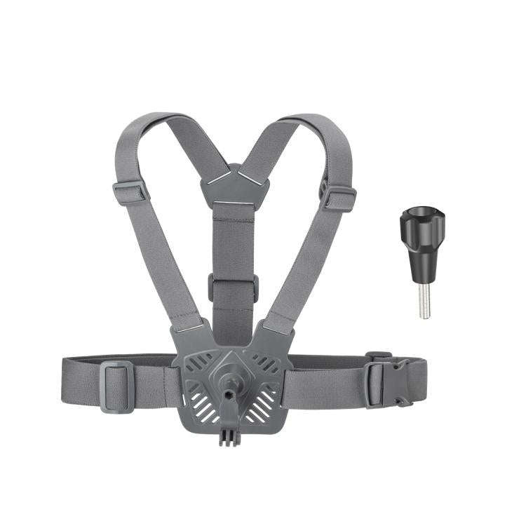 Sunnylife XD742 360 Degree Universal Sports Camera Chest Strap Mount(Gray)