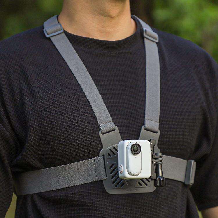 Sunnylife XD742 360 Degree Universal Sports Camera Chest Strap Mount(Gray)